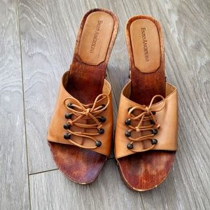 Enzo Angiolini Wooden Sandals